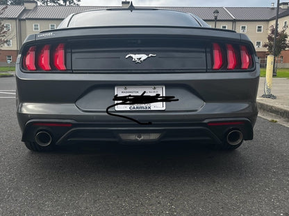 C&L Axle-Back Exhaust with Polished Tips (15-23 Mustang EcoBoost w/o Active Exhaust)
