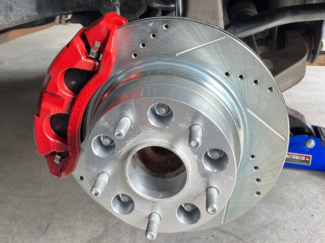 C&L Super Sport HD Cross-Drilled and Slotted 5-Lug Rotors; Front Pair (06-18 RAM 1500, Excluding SRT-10 & Mega Cab)