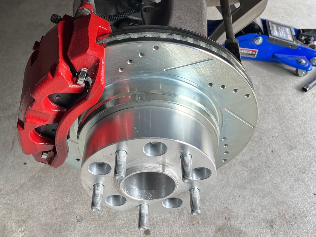 C&L Super Sport HD Cross-Drilled and Slotted 5-Lug Rotors; Front Pair (06-18 RAM 1500, Excluding SRT-10 & Mega Cab)