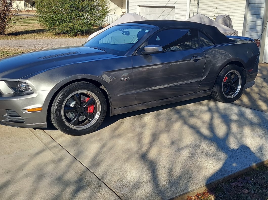 C&L Performance Series Front Brake Calipers; Red (11-14 Mustang GT w/o Performance Pack)