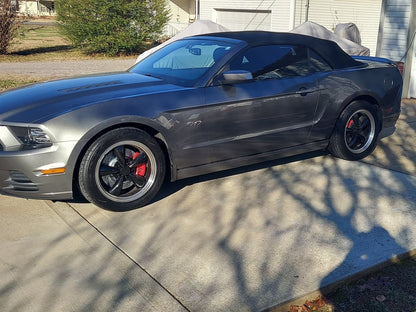 C&L Performance Series Front Brake Calipers; Red (11-14 Mustang GT w/o Performance Pack)