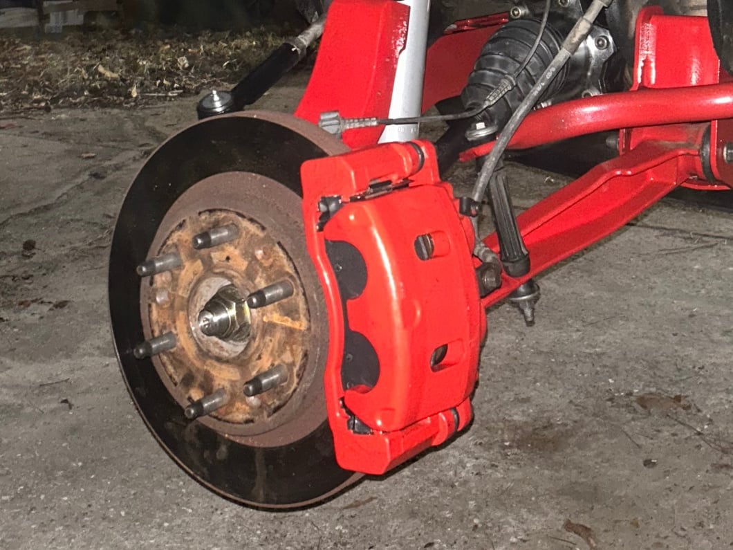 C&L Performance Front Brake Calipers; Red (07-18 Silverado 1500)