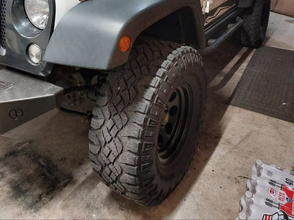 C&L Super Sport HD Cross-Drilled and Slotted Rotors; Rear Pair (07-18 Jeep Wrangler JK)