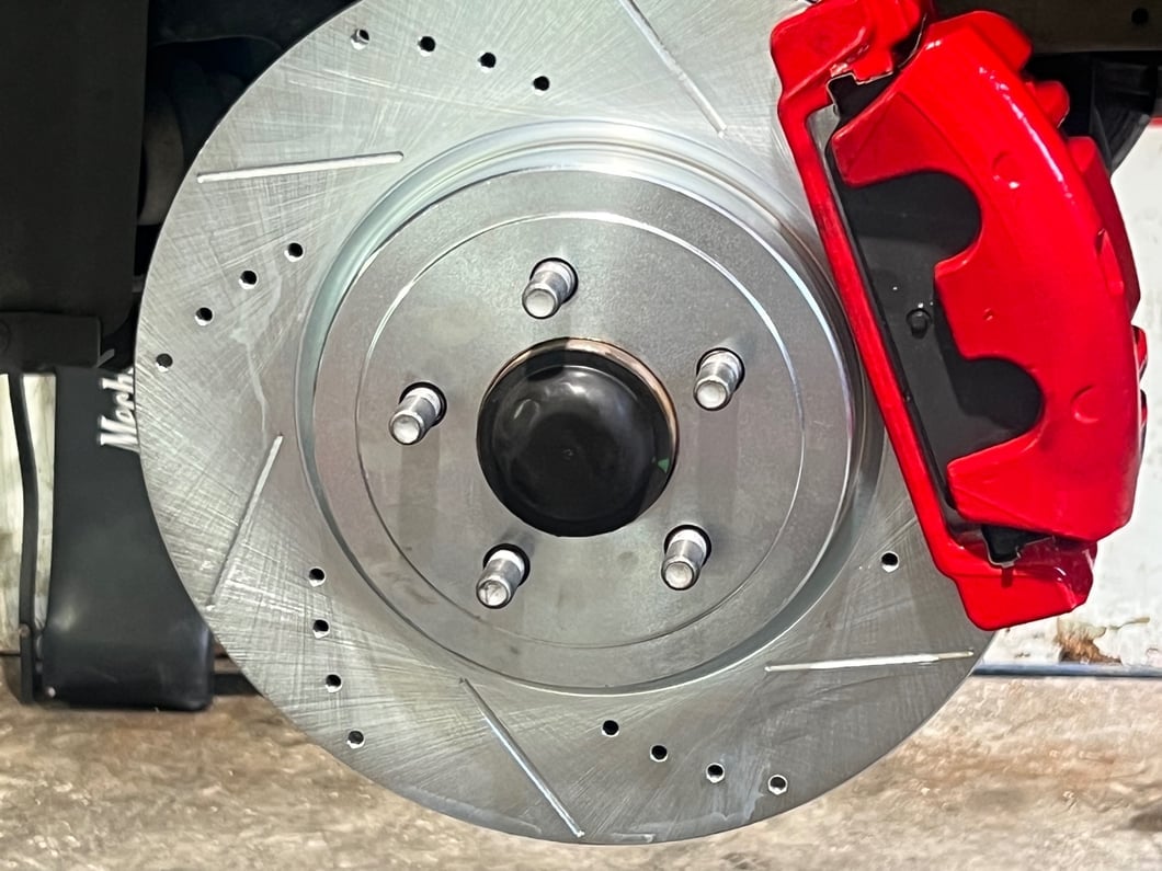 C&L Super Sport Brake Rotor and Pad Kit; Front (09-23 Challenger GT, R/T, Rallye Redline, SXT & T/A w/ Dual Piston Front Calipers; 2011 Challenger SE w/ Dual Piston Front Calipers)