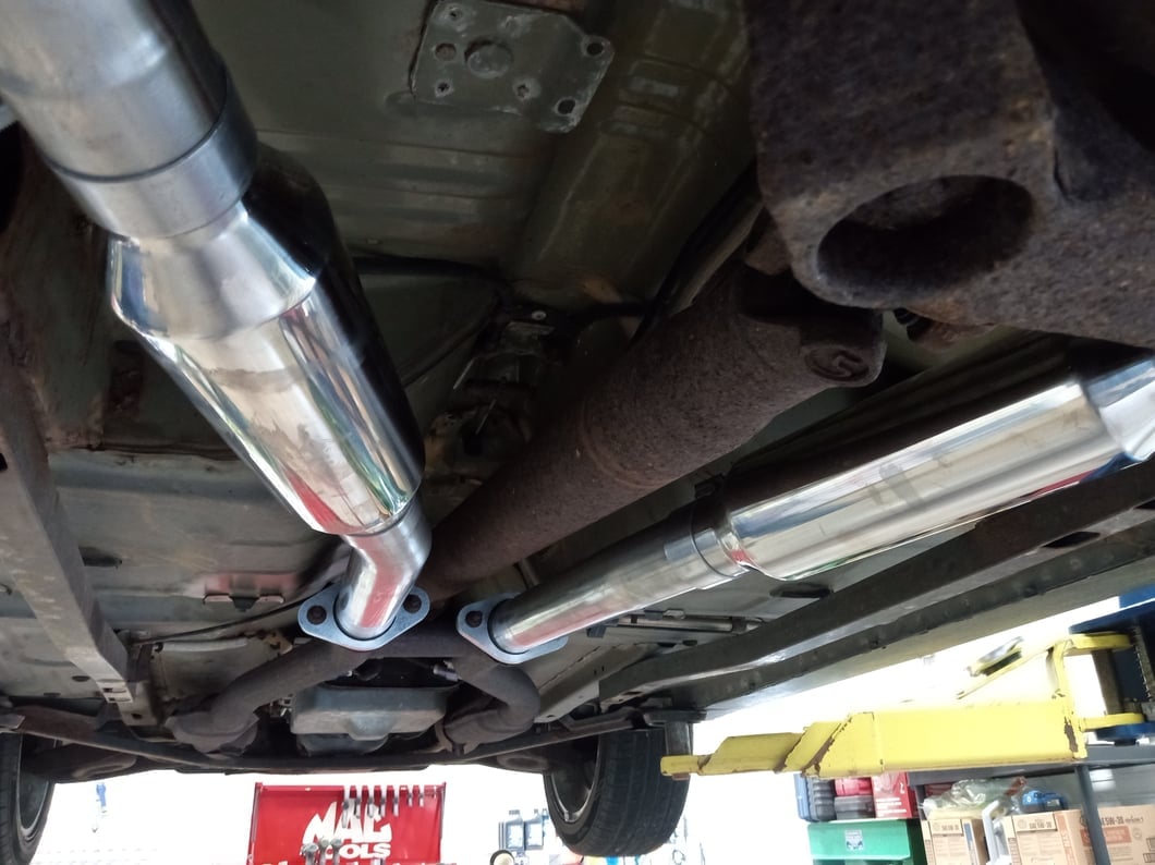 C&L Cat-Back Exhaust with Polished Tips (99-04 Mustang GT, Mach 1)