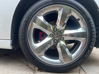 C&L Performance Series Rear Brake Calipers; Red (06-20 Charger AWD SE, AWD SXT, Daytona, GT & R/T w/ Dual Piston Front Calipers)