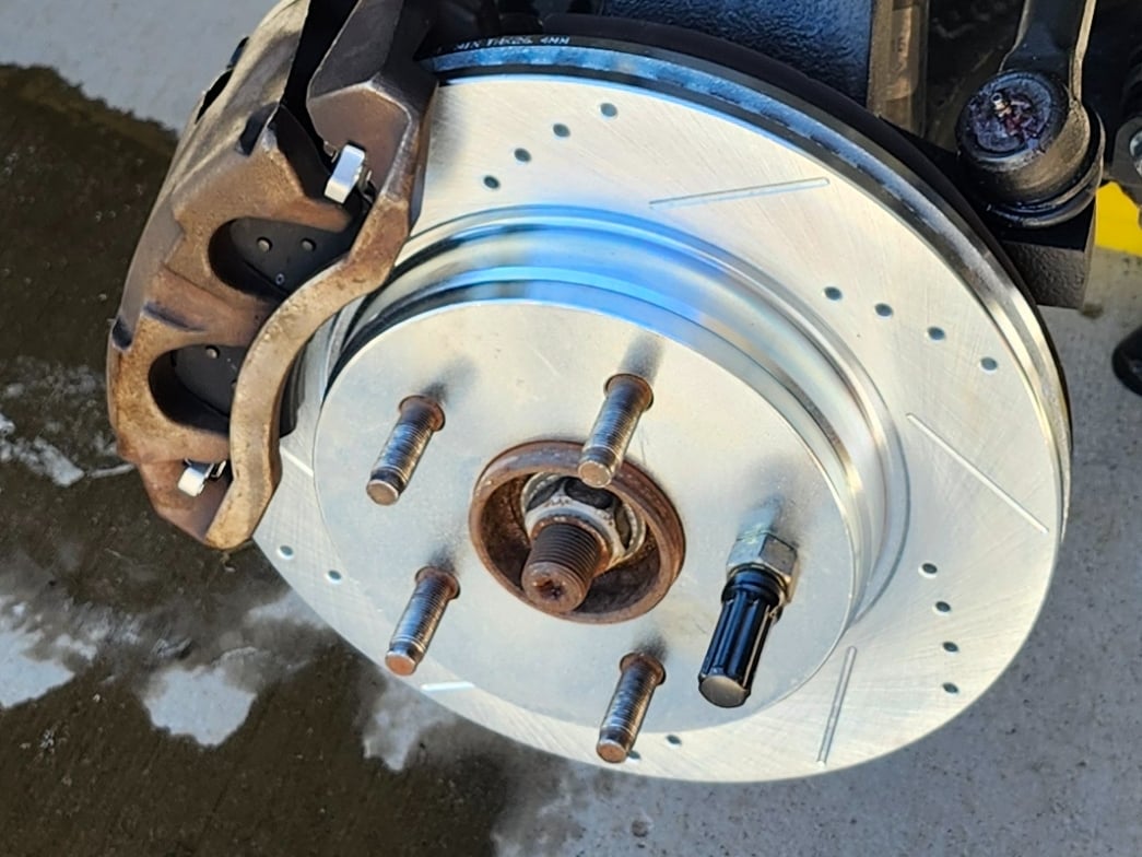 C&L Super Sport HD 5-Lug Brake Rotor and Pad Kit; Front (06-18 RAM 1500, Excluding SRT-10 & Mega Cab)