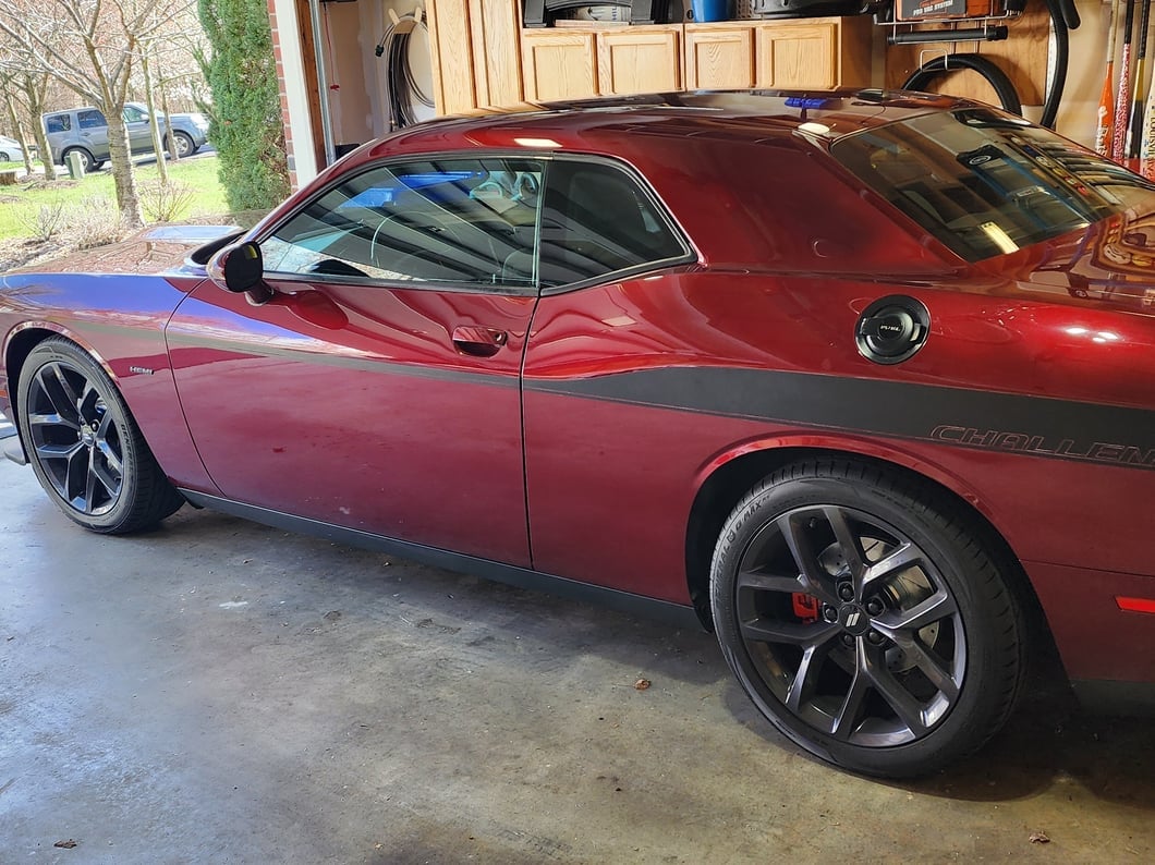 C&L Performance Series Front Brake Calipers; Red (12-20 Challenger GT, R/T, Rallye Redline, SXT & T/A w/ Dual Piston Front Calipers)