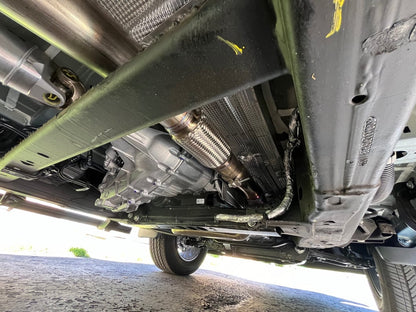 C&L Dual Exhaust System with Polished Tips; Side/Rear Exit (19-26 5.3L Silverado 1500 w/o Factory Dual Exhaust)