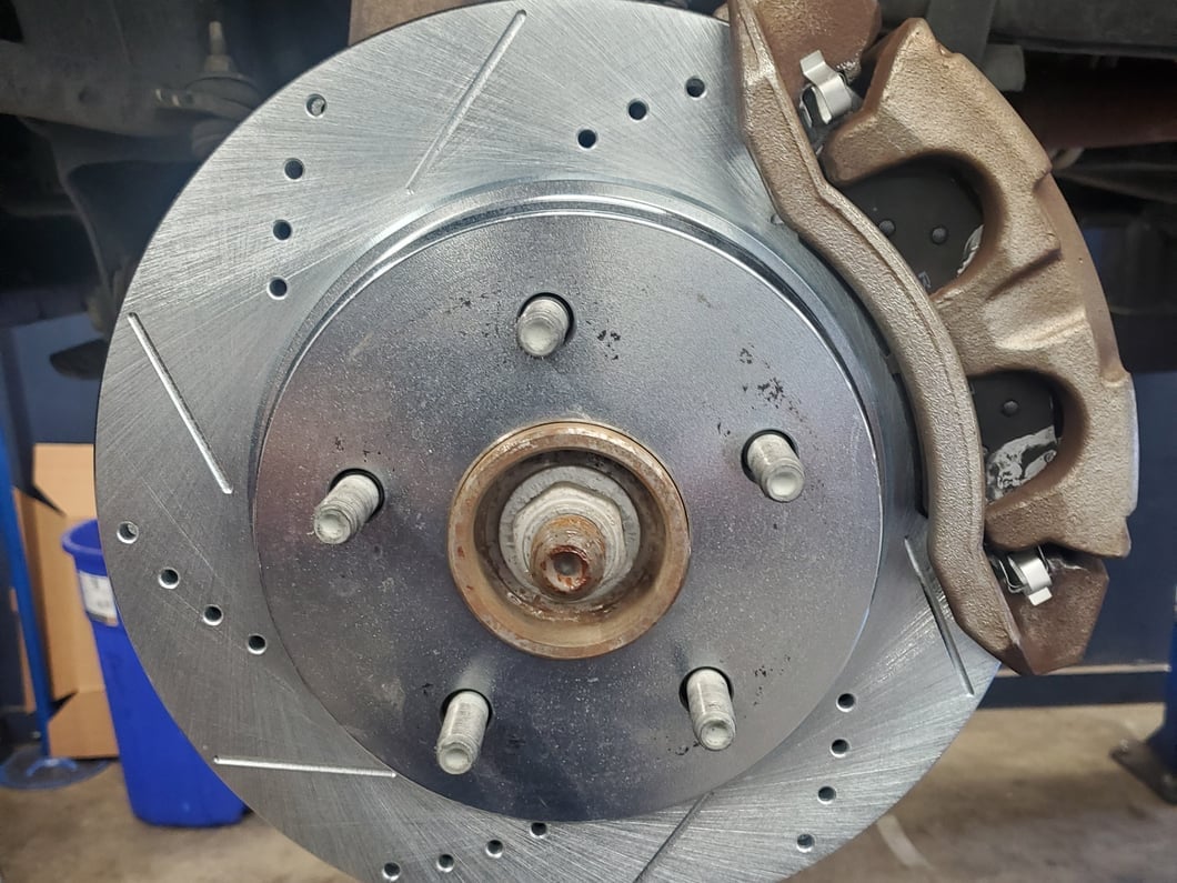 C&L Super Sport HD 5-Lug Brake Rotor and Pad Kit; Front (06-18 RAM 1500, Excluding SRT-10 & Mega Cab)