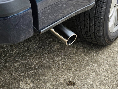 C&L Rolled End Round Exhaust Tip; 3.50-Inch; Polished (18-20 F-150)