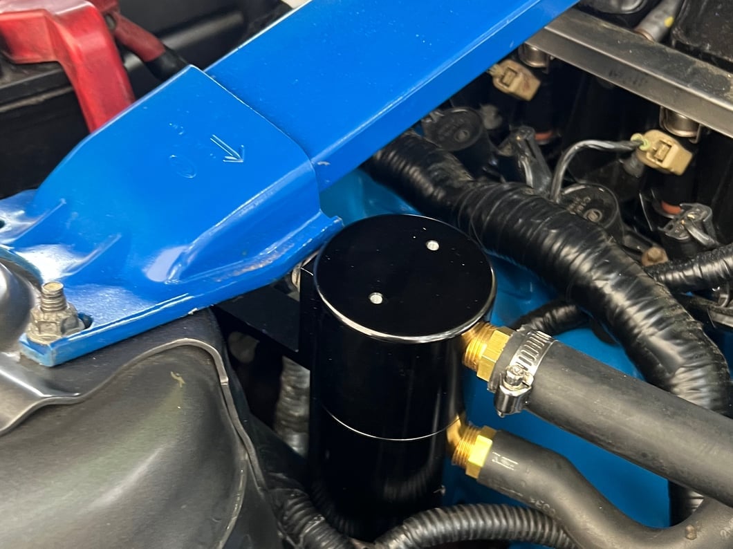 C&L Oil Separator; Passenger Side (11-17 Mustang GT; 12-13 Mustang BOSS 302; 15-20 Mustang GT350)