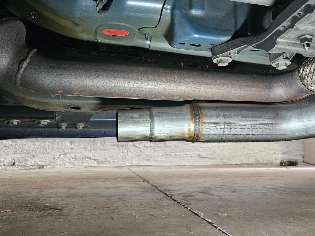 C&L Stainless Steel Cat-Back Exhaust with Black Tips (15-17 Mustang GT Fastback)