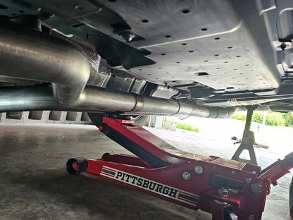 C&L Stainless Steel Cat-Back Exhaust with Black Tips (15-17 Mustang GT Fastback)