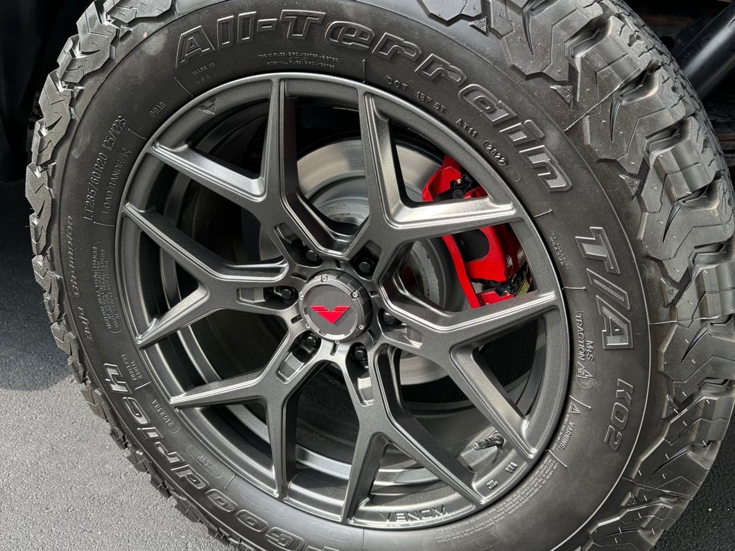 C&L Performance Rear Brake Calipers; Red (12-14 2WD/4WD F-150; 15-17 F-150 w/ Manual Parking Brake; 17-18 F-150 Raptor)