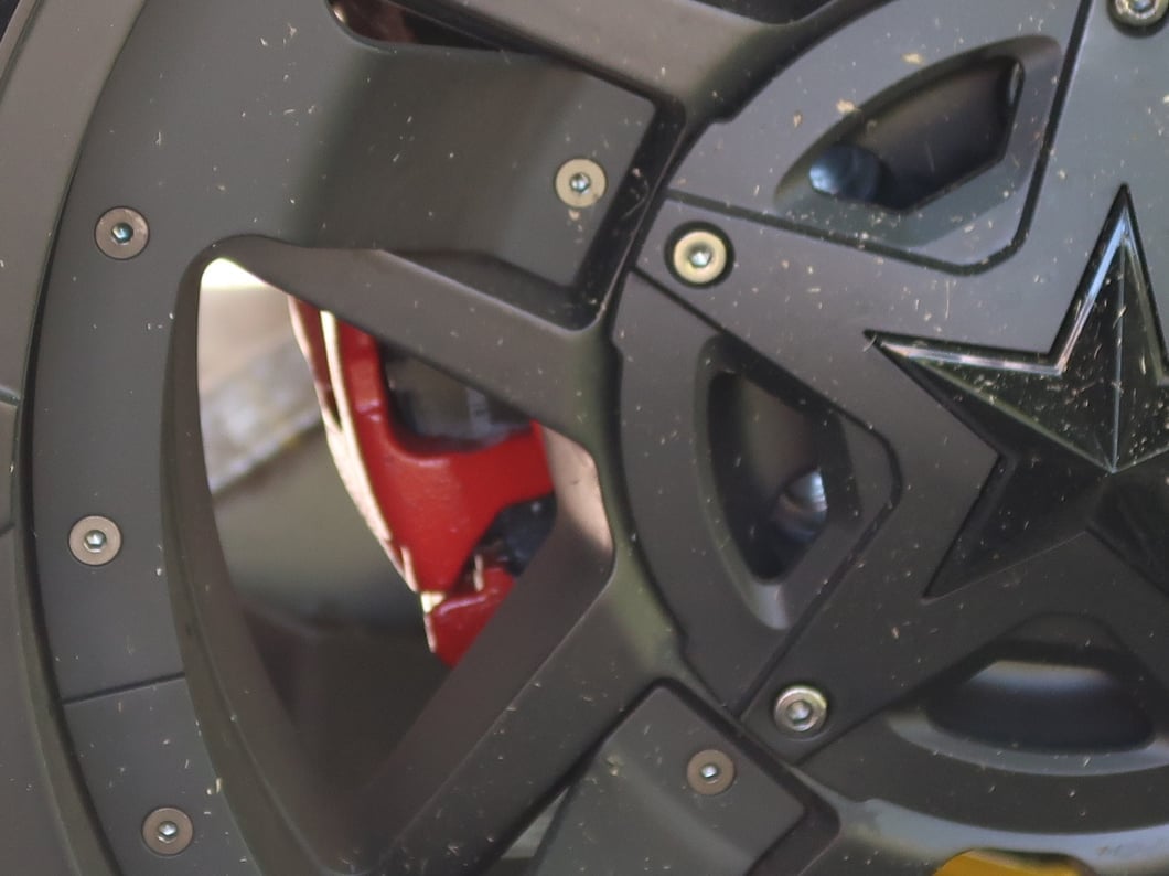 C&L Performance Rear Brake Calipers; Red (07-18 Jeep Wrangler JK)