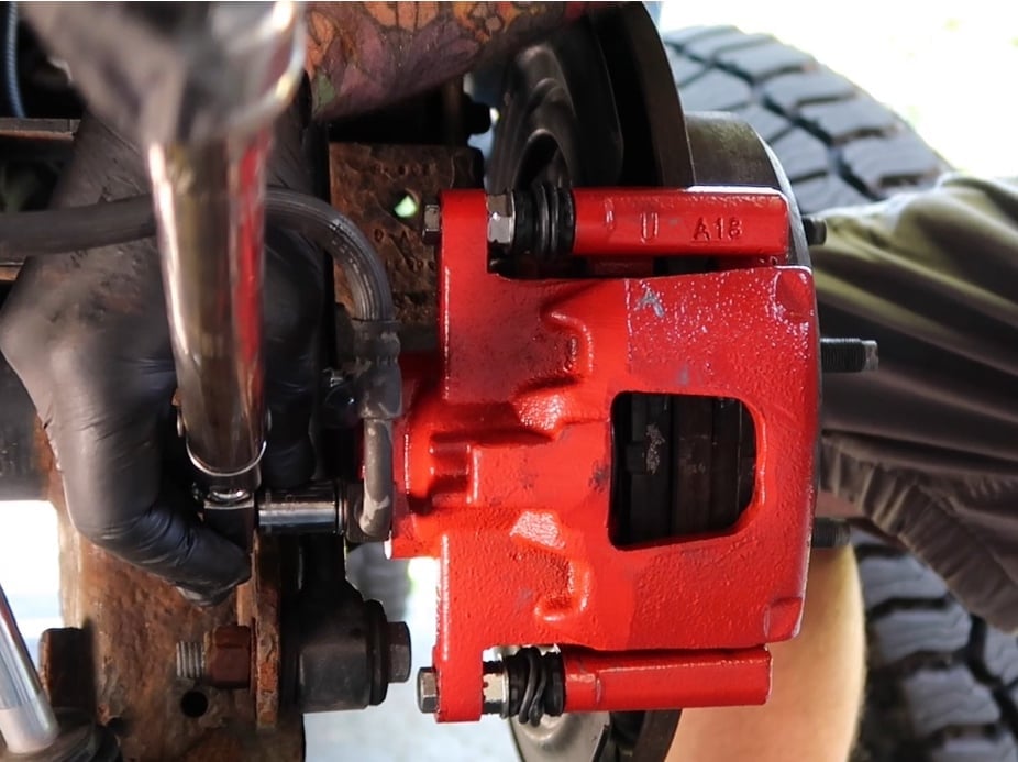 C&L Performance Rear Brake Calipers; Red (07-18 Jeep Wrangler JK)