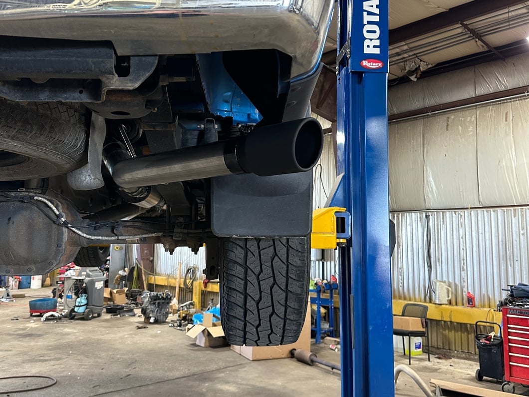 C&L 3-Inch Single Exhaust System with Black Tip; Side Exit (15-20 5.0L F-150)