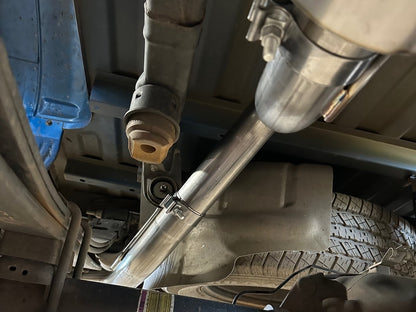 C&L 3-Inch Single Exhaust System with Black Tip; Side Exit (15-20 5.0L F-150)