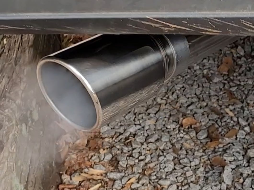 C&L 3-Inch Single Exhaust System with Polished Tip; Side Exit (15-20 2.7L EcoBoost F-150)