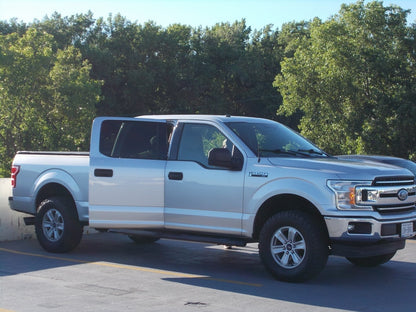 C&L 4-Inch Single Exhaust System with Black Tip; Side Exit (15-20 5.0L F-150)