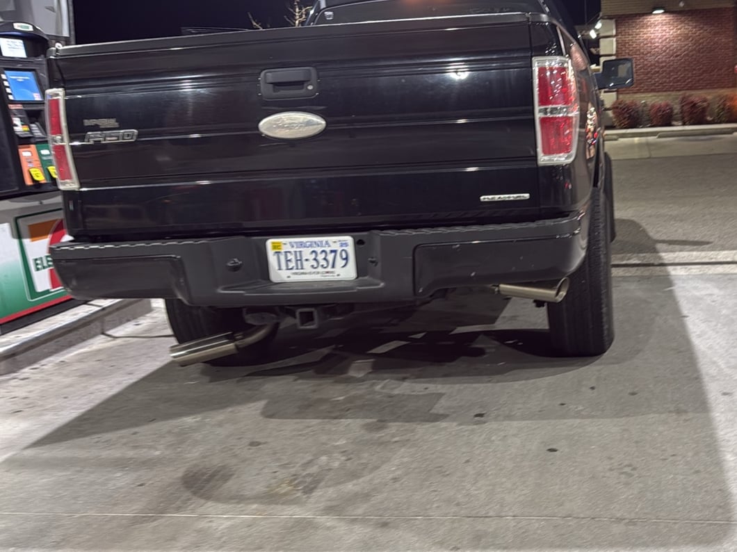 C&L Dual Exhaust System with Polished Tips; Side/Rear Exit (11-14 5.0L F-150)