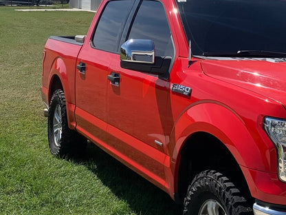 C&L 3-Inch Single Exhaust System with Polished Tip; Side Exit (15-20 2.7L EcoBoost F-150)