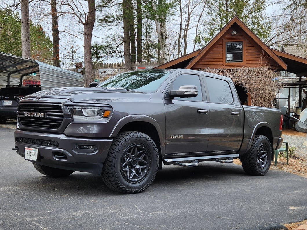 C&L Super Sport HD Cross-Drilled and Slotted Rotors; Rear Pair (19-25 RAM 1500, Excluding RHO & TRX)
