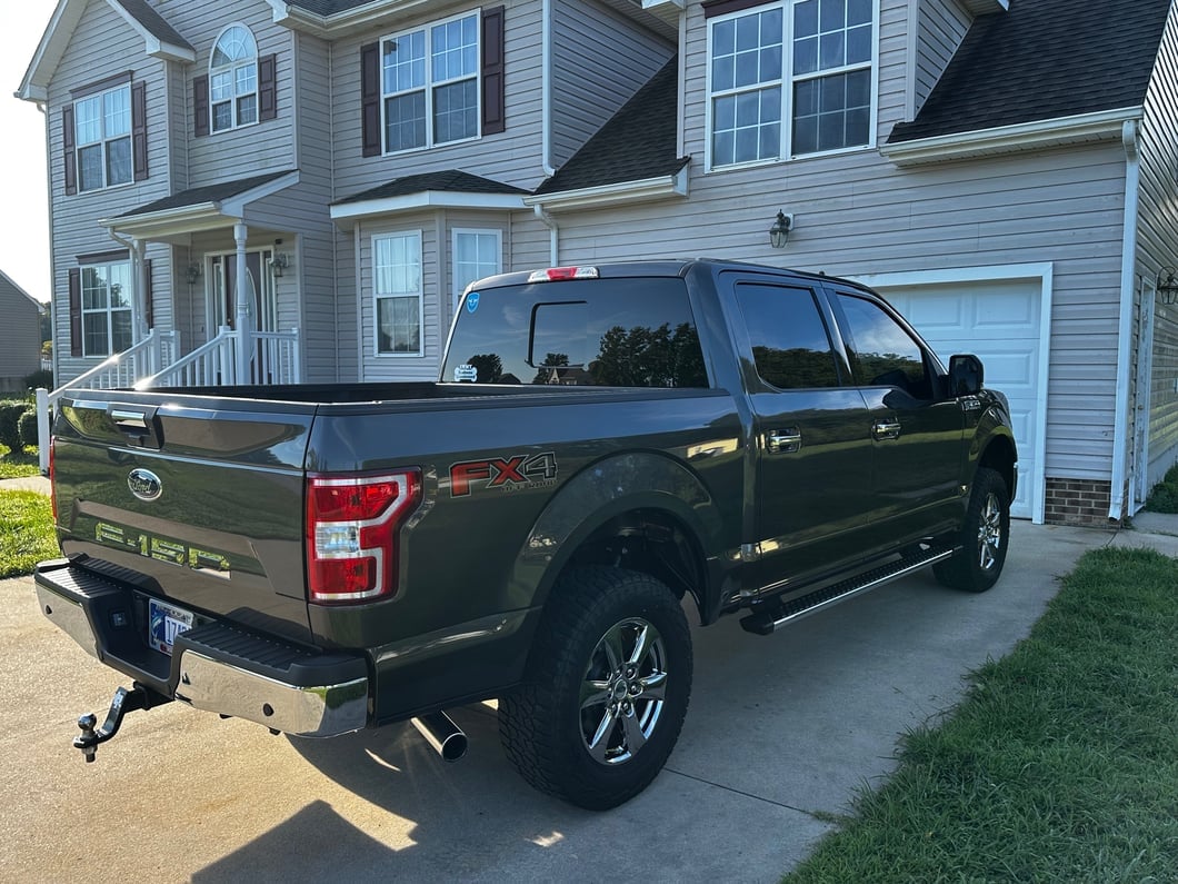 C&L 3-Inch Single Exhaust System with Polished Tip; Side Exit (15-20 5.0L F-150)