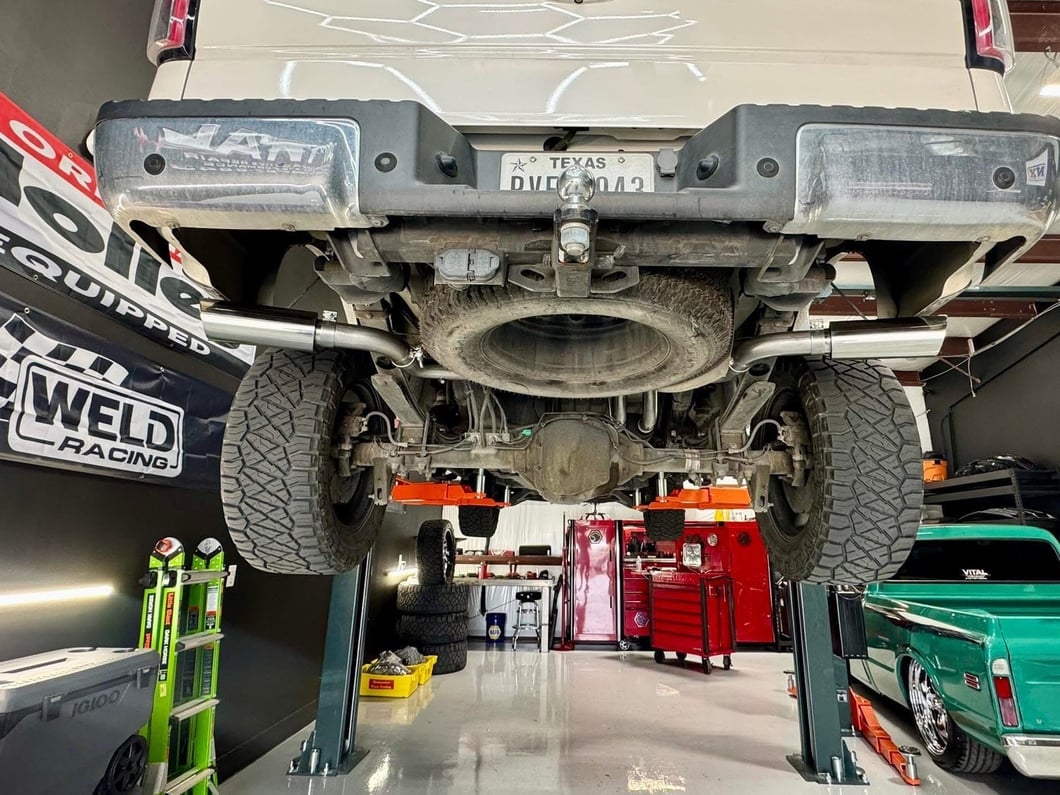 C&L Dual Exhaust System with Polished Tips; Side/Rear Exit (11-14 3.5L EcoBoost)