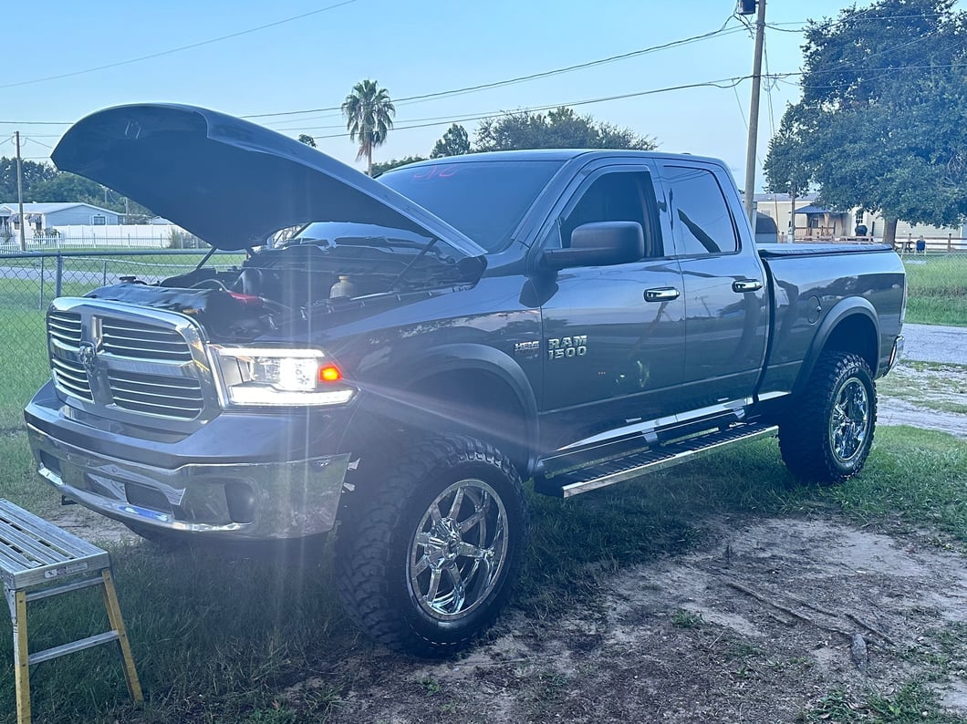 C&L Performance Rear Brake Calipers; Red (02-18 RAM 1500, Excluding SRT-10 & Mega Cab)