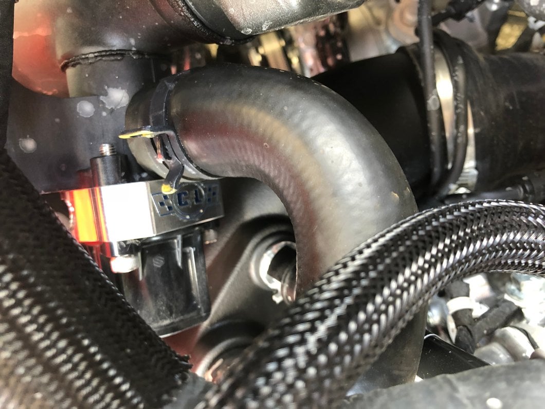 C&L Bypass Valve Adapter; Aluminum (15-23 Mustang EcoBoost)