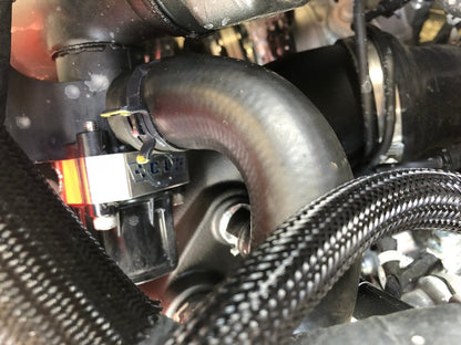 C&L Bypass Valve Adapter; Aluminum (15-23 Mustang EcoBoost)