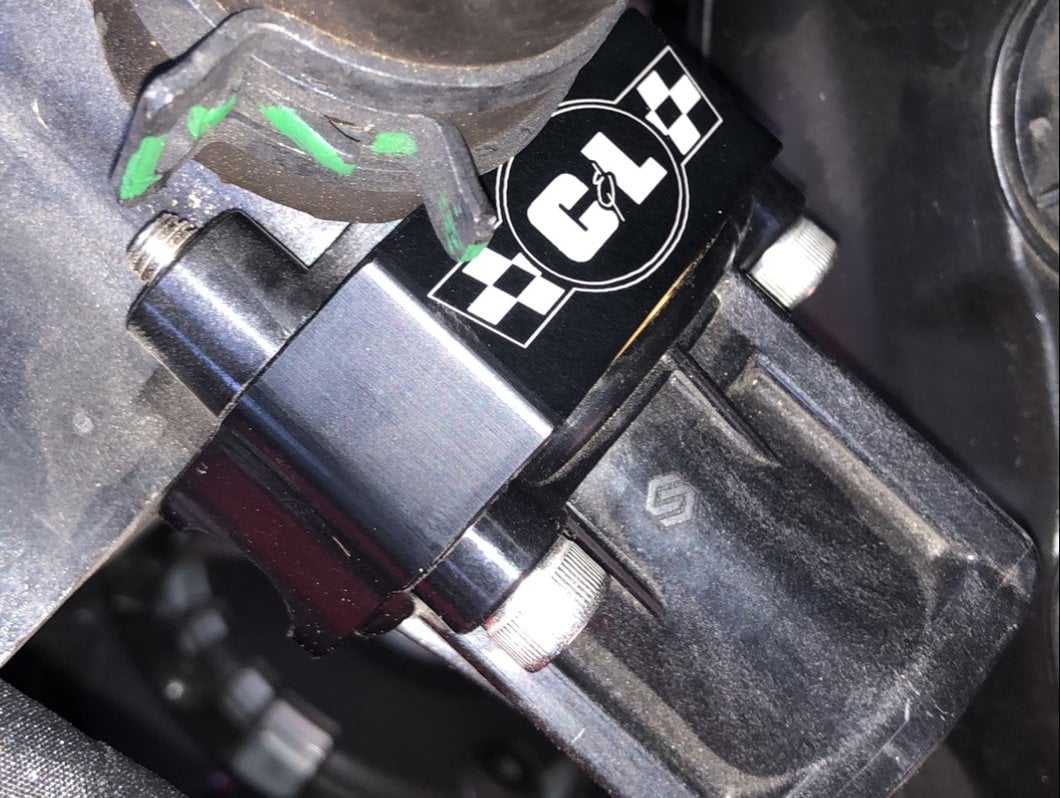 C&L Bypass Valve Adapter; Black (15-23 Mustang EcoBoost)