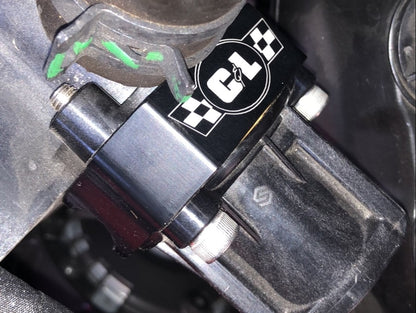 C&L Bypass Valve Adapter; Black (15-23 Mustang EcoBoost)