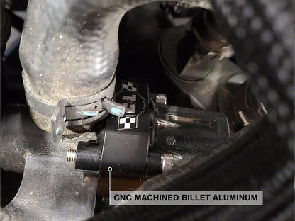 C&L Bypass Valve Adapter; Black (15-23 Mustang EcoBoost)