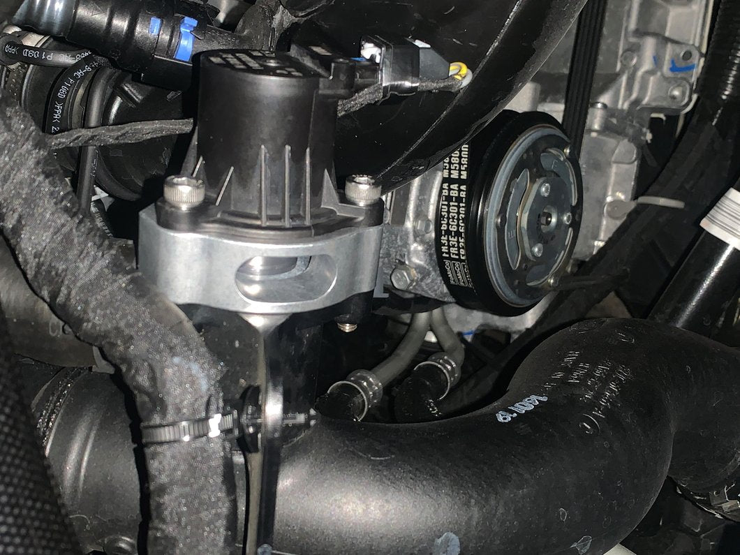 C&L Bypass Valve Adapter; Aluminum (15-23 Mustang EcoBoost)