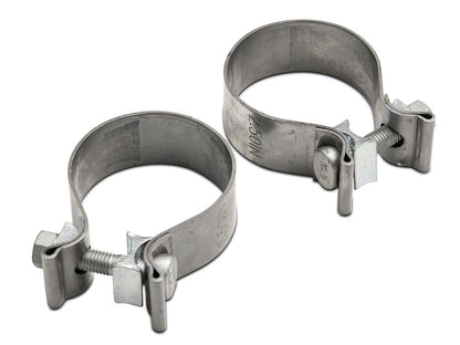 C&L Muffler Delete Axle-Back Exhaust with Polished Tips (18-23 Mustang GT w/o Active Exhaust)