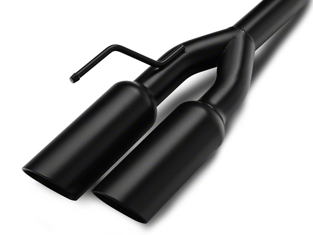 C&L Muffler Delete Axle-Back Exhaust with Black Tips (18-23 Mustang GT w/o Active Exhaust)
