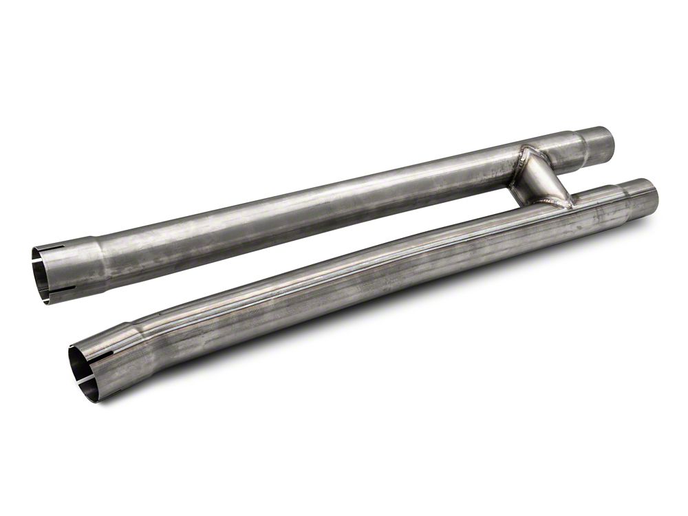 C&L Cut and Clamp Resonator Delete H-Pipe (15-25 Mustang GT, Dark Horse)
