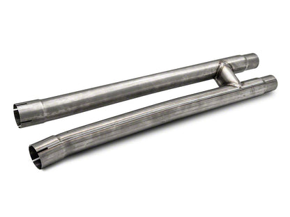 C&L Cut and Clamp Resonator Delete H-Pipe (15-25 Mustang GT, Dark Horse)