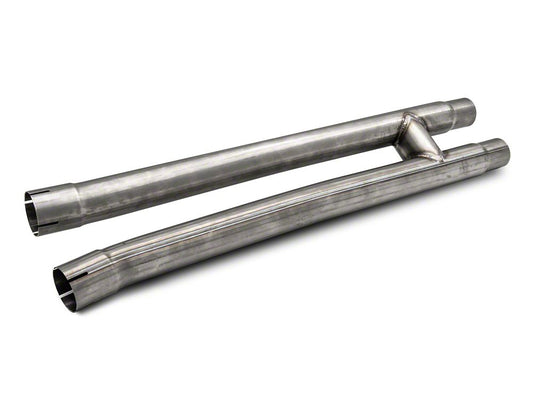 C&L Cut and Clamp Resonator Delete H-Pipe (15-25 Mustang GT, Dark Horse)