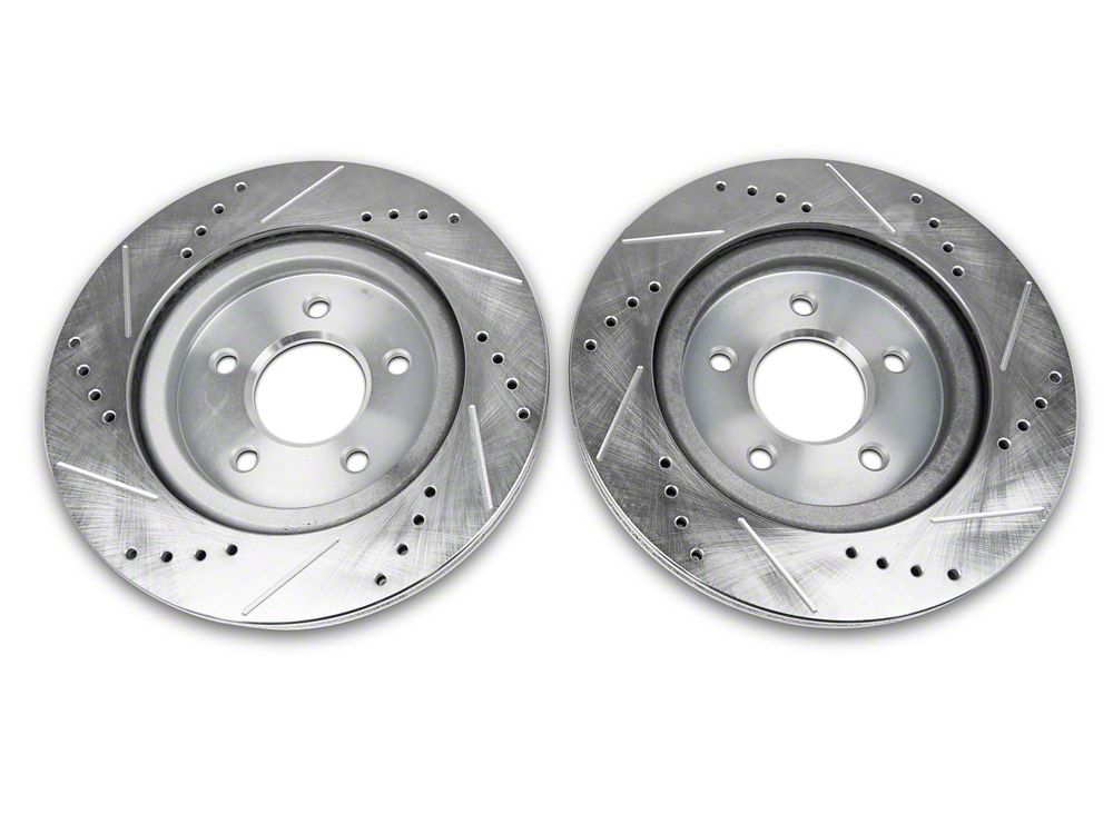 C&L Super Sport Brake Rotor and Pad Kit; Rear (05-10 Mustang)