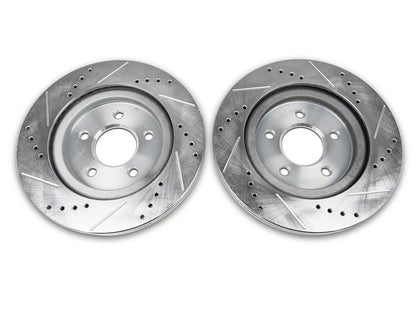 C&L Super Sport Brake Rotor and Pad Kit; Rear (05-10 Mustang)
