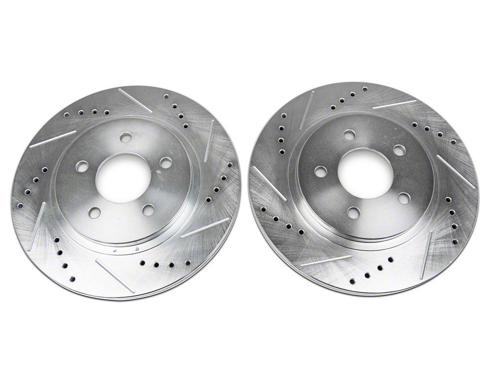 C&L Super Sport Brake Rotor and Pad Kit; Rear (05-10 Mustang)