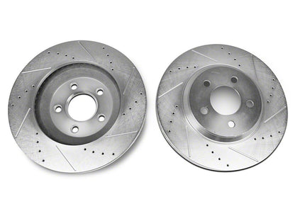 C&L Super Sport Brake Rotor and Pad Kit; Front and Rear (05-10 Mustang GT)