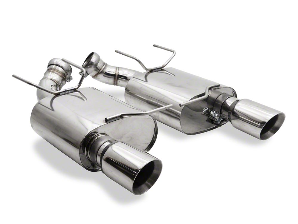 C&L Axle-Back Exhaust with Polished Tips (11-14 Mustang GT)