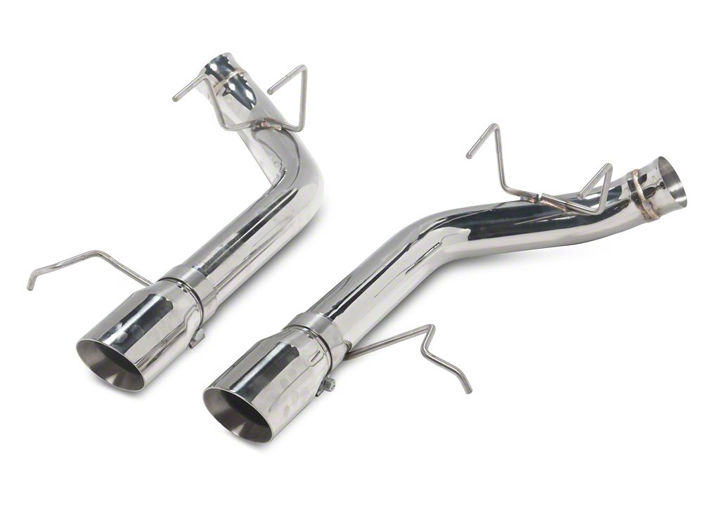 C&L Muffler Delete Axle-Back Exhaust with Polished Tips (11-14 Mustang GT)