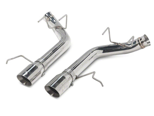 C&L Muffler Delete Axle-Back Exhaust with Polished Tips (11-14 Mustang GT)