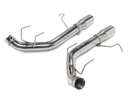 C&L Muffler Delete Axle-Back Exhaust with Polished Tips (11-14 Mustang GT)